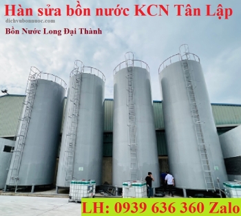 HÀN SỬA BỒN NƯỚC KCN TÂN LẬP