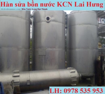 HÀN SỬA BỒN NƯỚC KCN LAI HƯNG