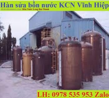 HÀN SỬA BỒN NƯỚC KCN VĨNH HIỆP