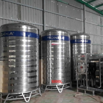 Bồn nước Inox PCCC đứng cũ 5000L