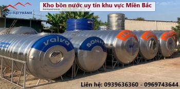 Tổng Kho Bồn Nước Uy Tín Khu Vực Miền Bắc