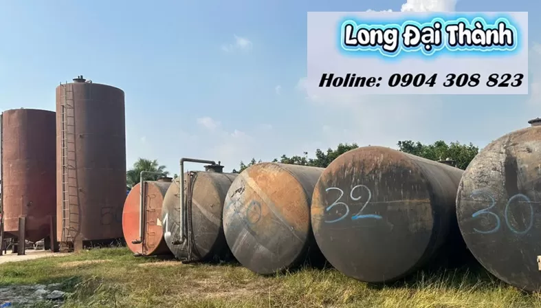BỒN SẮT CHỨA NƯỚC - DẦU