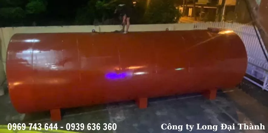 BỒN SẮT CHỨA XĂNG DẦU 100 KHỐI GIÁ ƯU ĐÃI