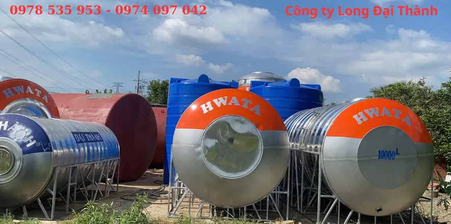 Bồn nước Inox PCCC nằm mới 10000L