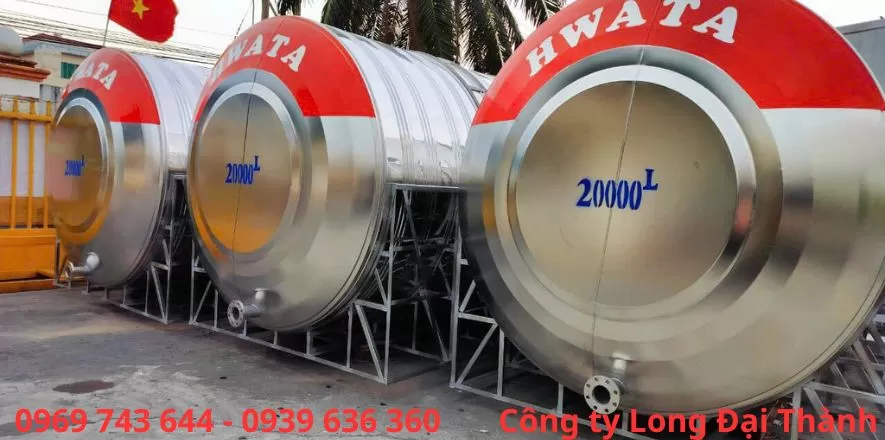 Bồn nước Inox PCCC nằm mới 20000L